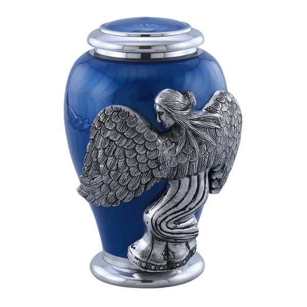 Blue Angel Funeral Urn